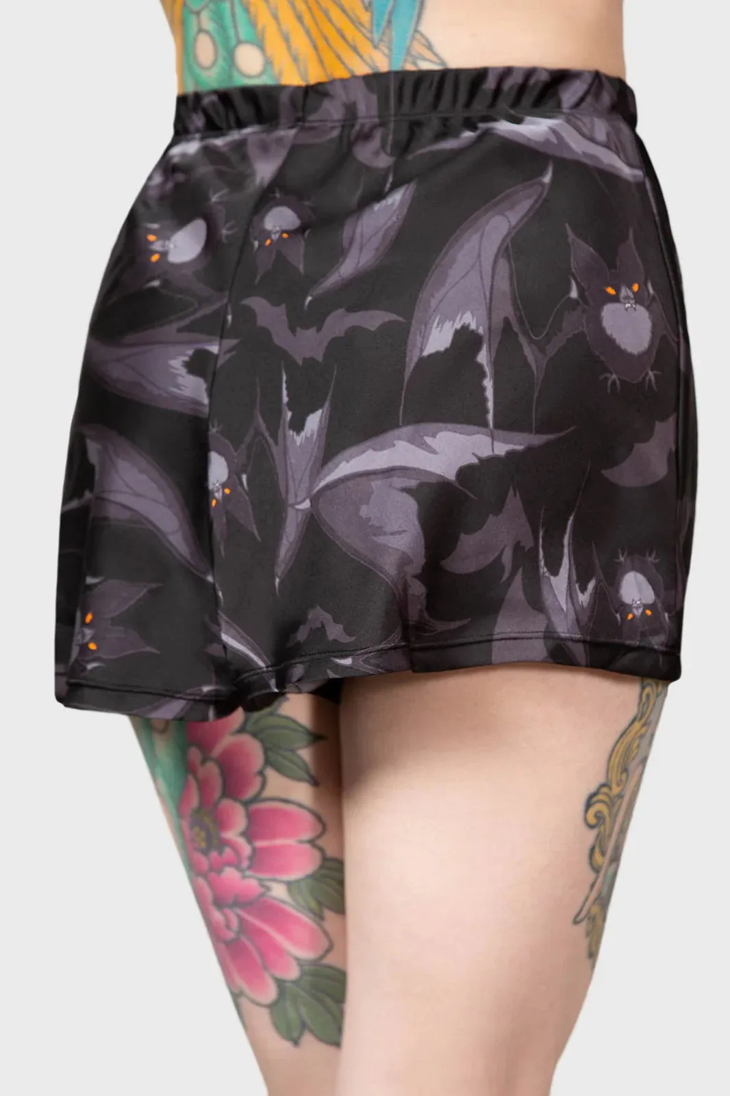 Killstar Asperity Sleep Shorts Bats