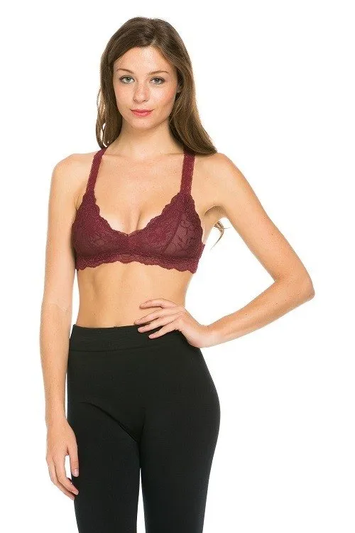 Last Chance! Gorgeous Racerback lined Bralette DG513N