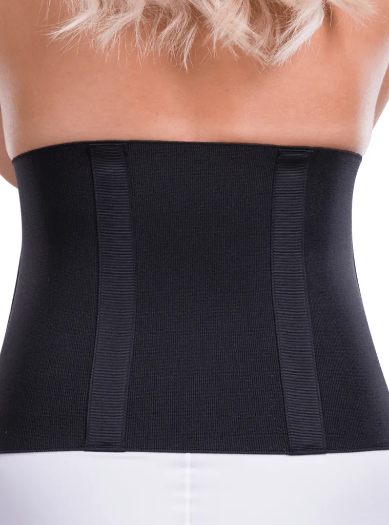 Lipoelastic Unisex Abdominal Binder - 2 Adjustable Cross Panels