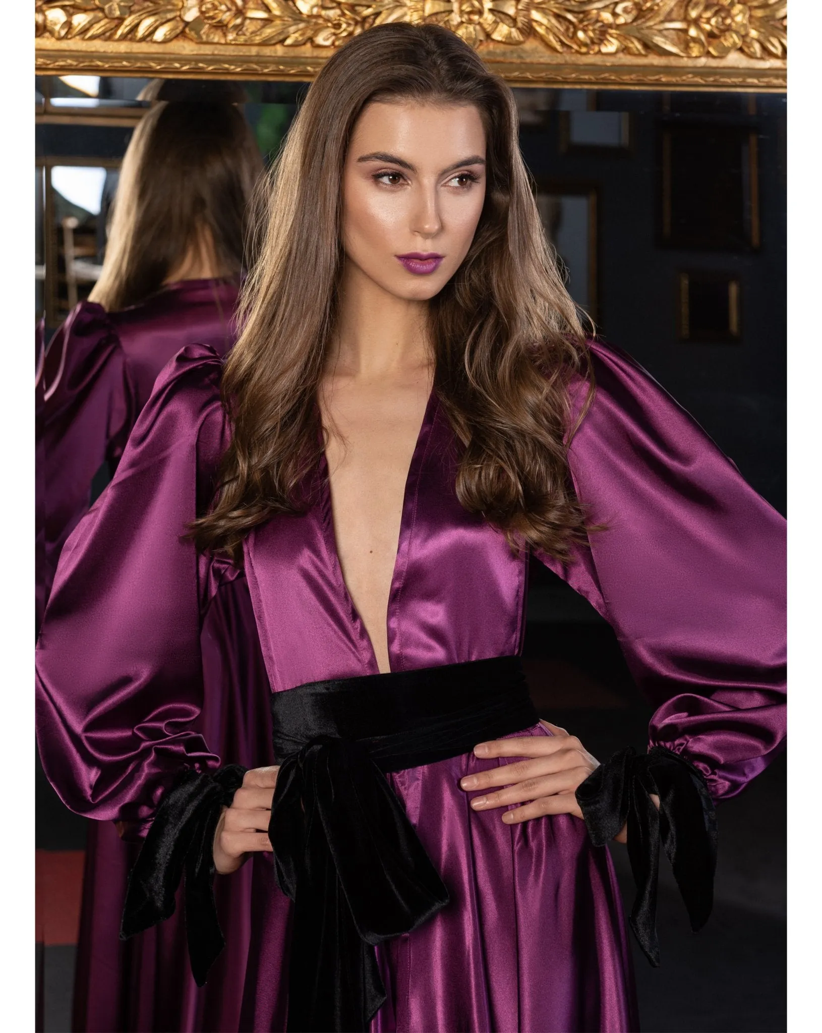 Madalina Old Hollywood Glamour Robe