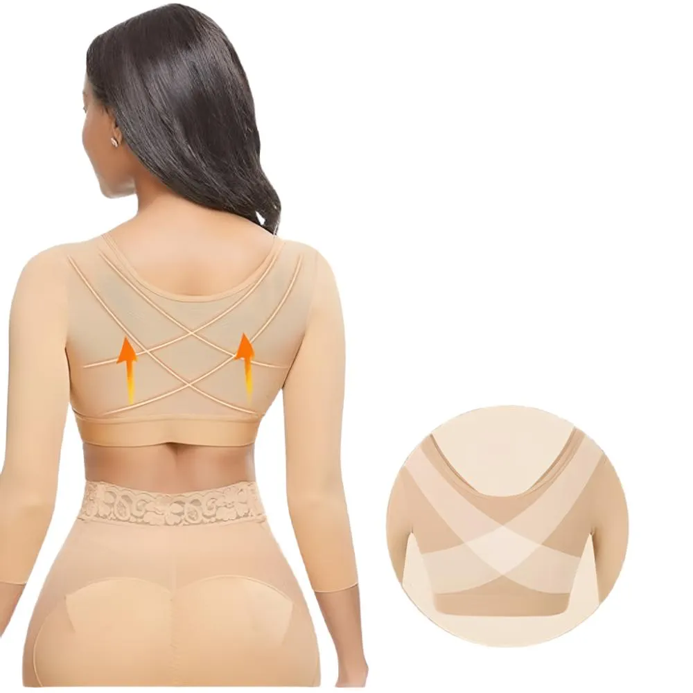 Magic Arm and Back Slimming Crop Top Shaper