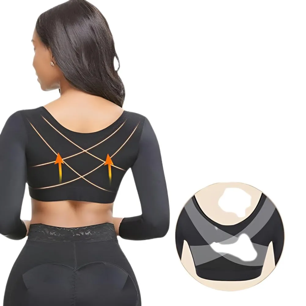 Magic Arm and Back Slimming Crop Top Shaper