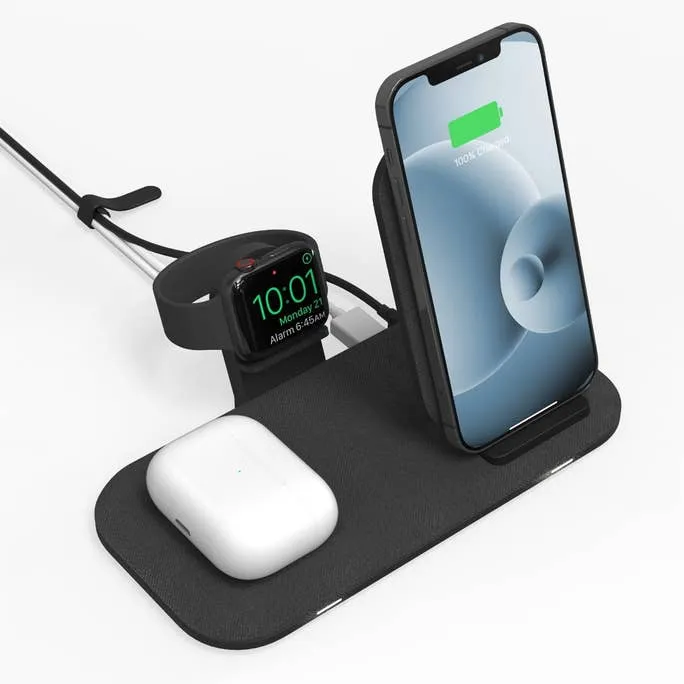 Mophie Wireless Charging Stand  Black-UK (2 in1 BYO)