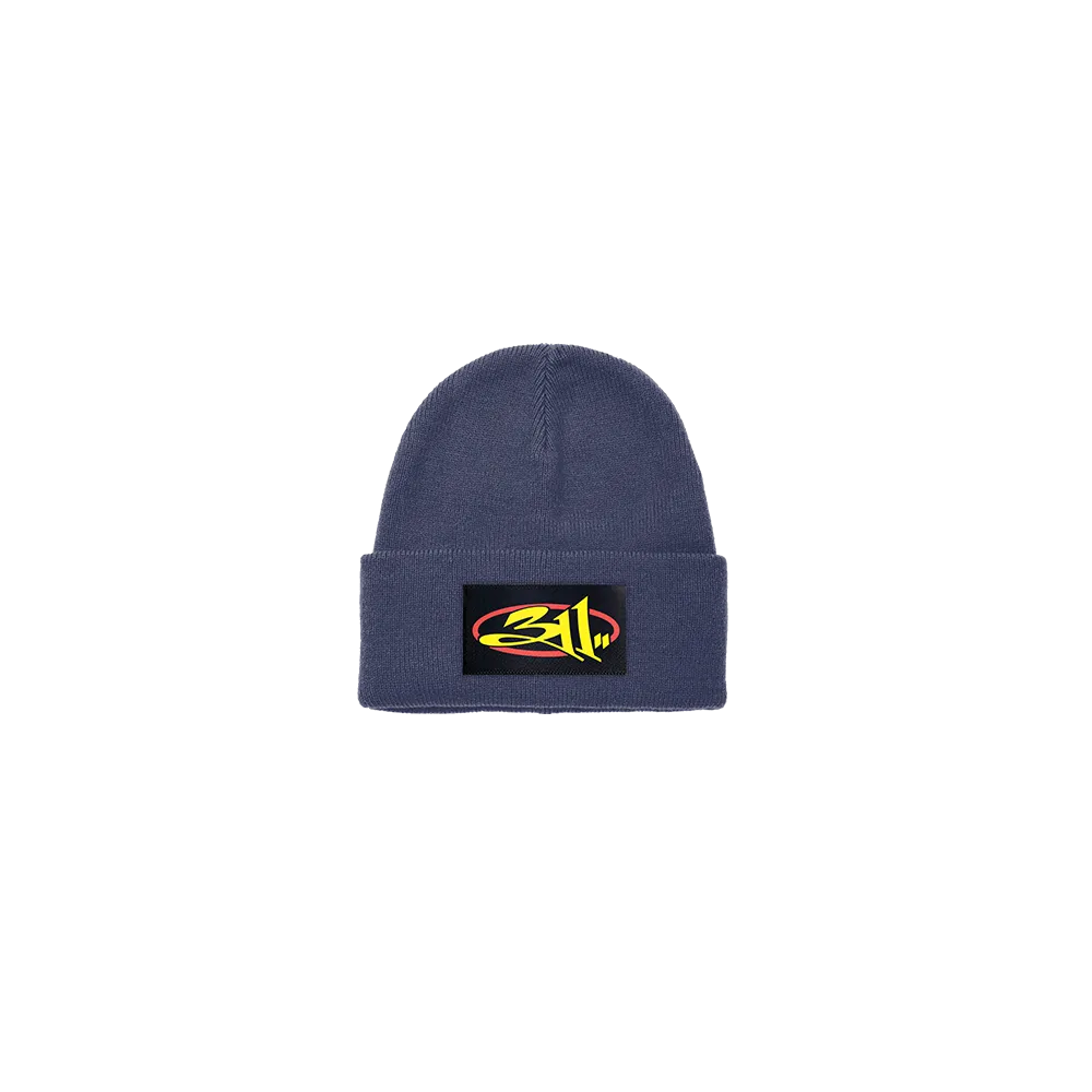 Navy Logo Beanie