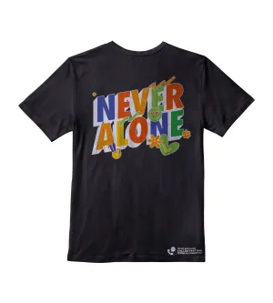 Never Alone Supersoft Pocket Crew Neck Tee