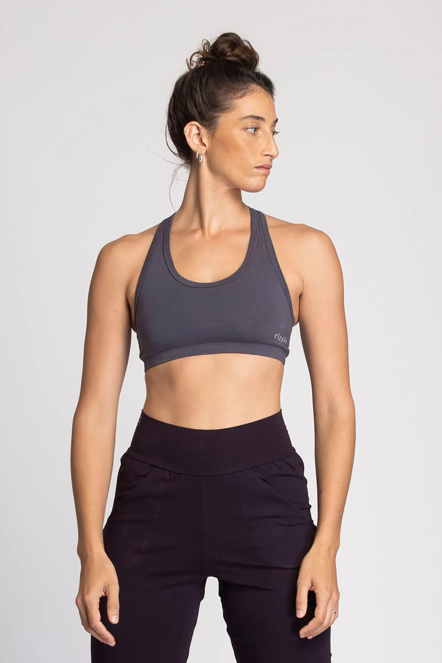 Organic Cotton Racer-Back Bra