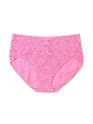 Plus Size Retro Lace V-Kini Taffy Pink Sale