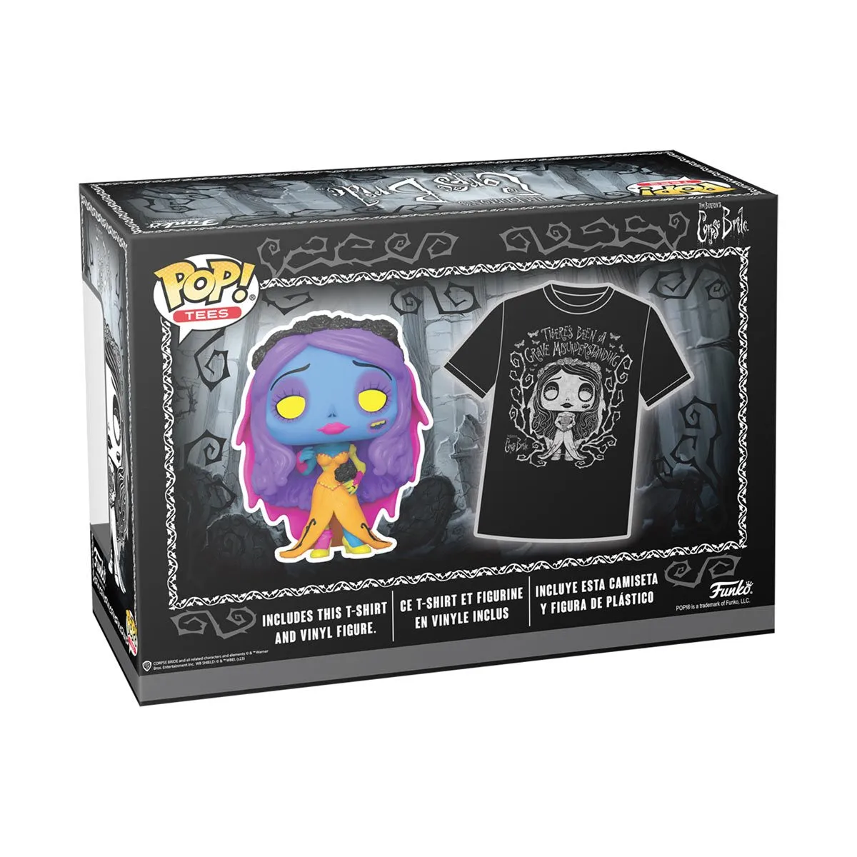 POP Movies : Corpse Bride - Emily (BLKLT) POP! & Tee