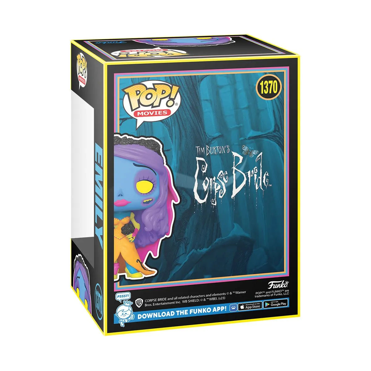 POP Movies : Corpse Bride - Emily (BLKLT) POP! & Tee