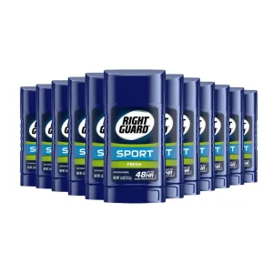 Right Guard - Sport Antiperspirant Deodorant Invisible Solid Stick, Fresh - 2.6 Oz - 12 Pack