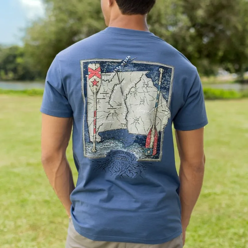 River Route Collection Tee - Alabama & Georgia