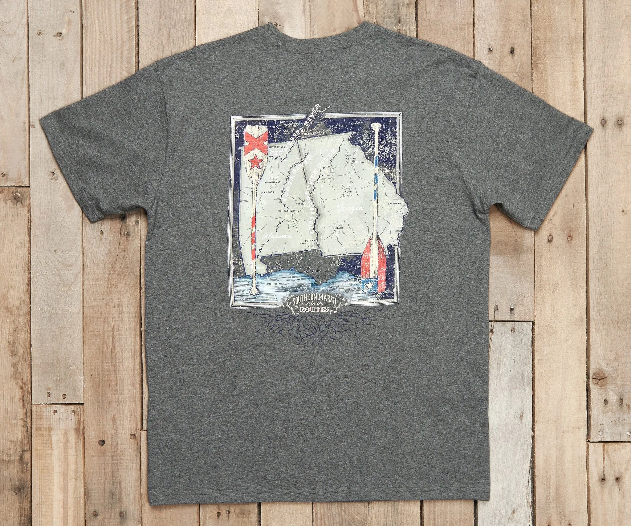 River Route Collection Tee - Alabama & Georgia