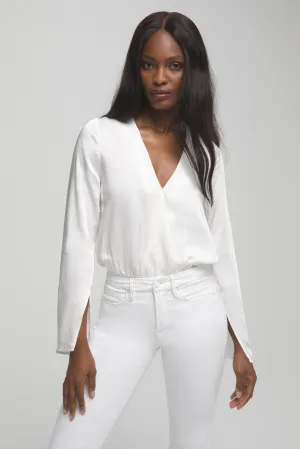 SATIN WRAP BODY | IVORY001