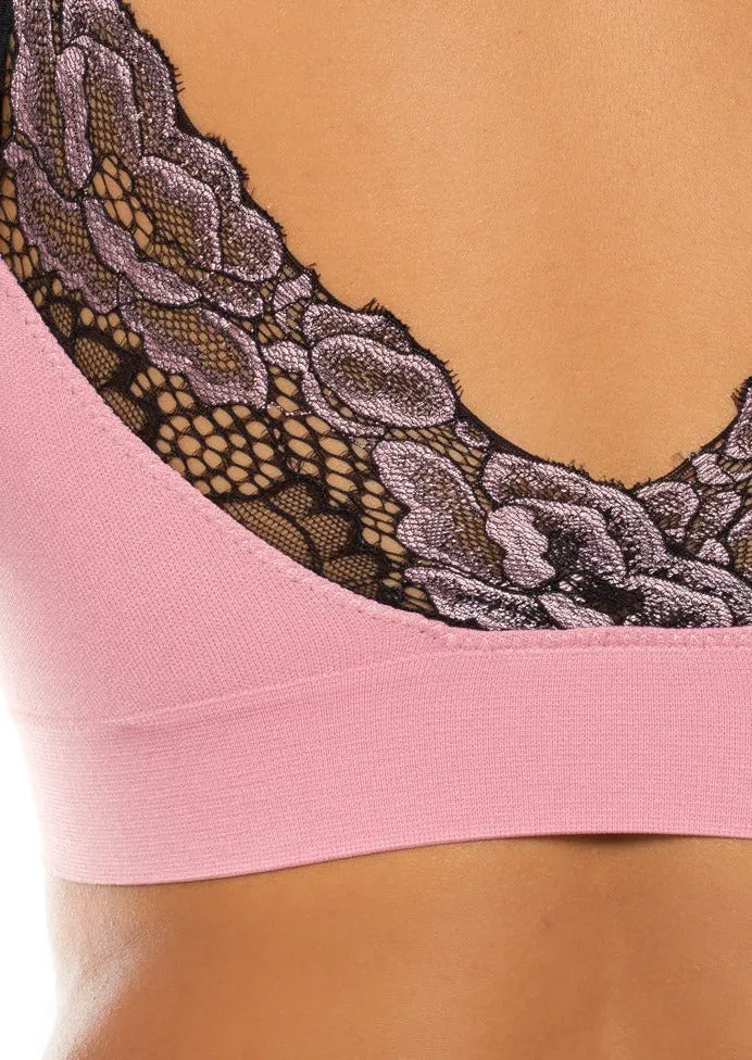 Seamless Ahh Bra® with Lace Back Detail