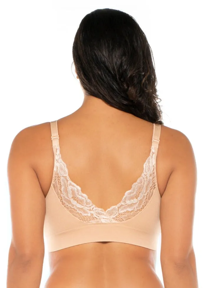 Seamless Ahh Bra® with Lace Back Detail