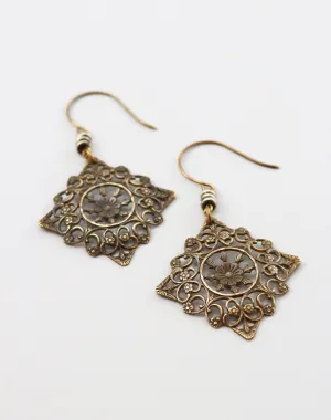 Secret Garden Earrings, (1 pair)