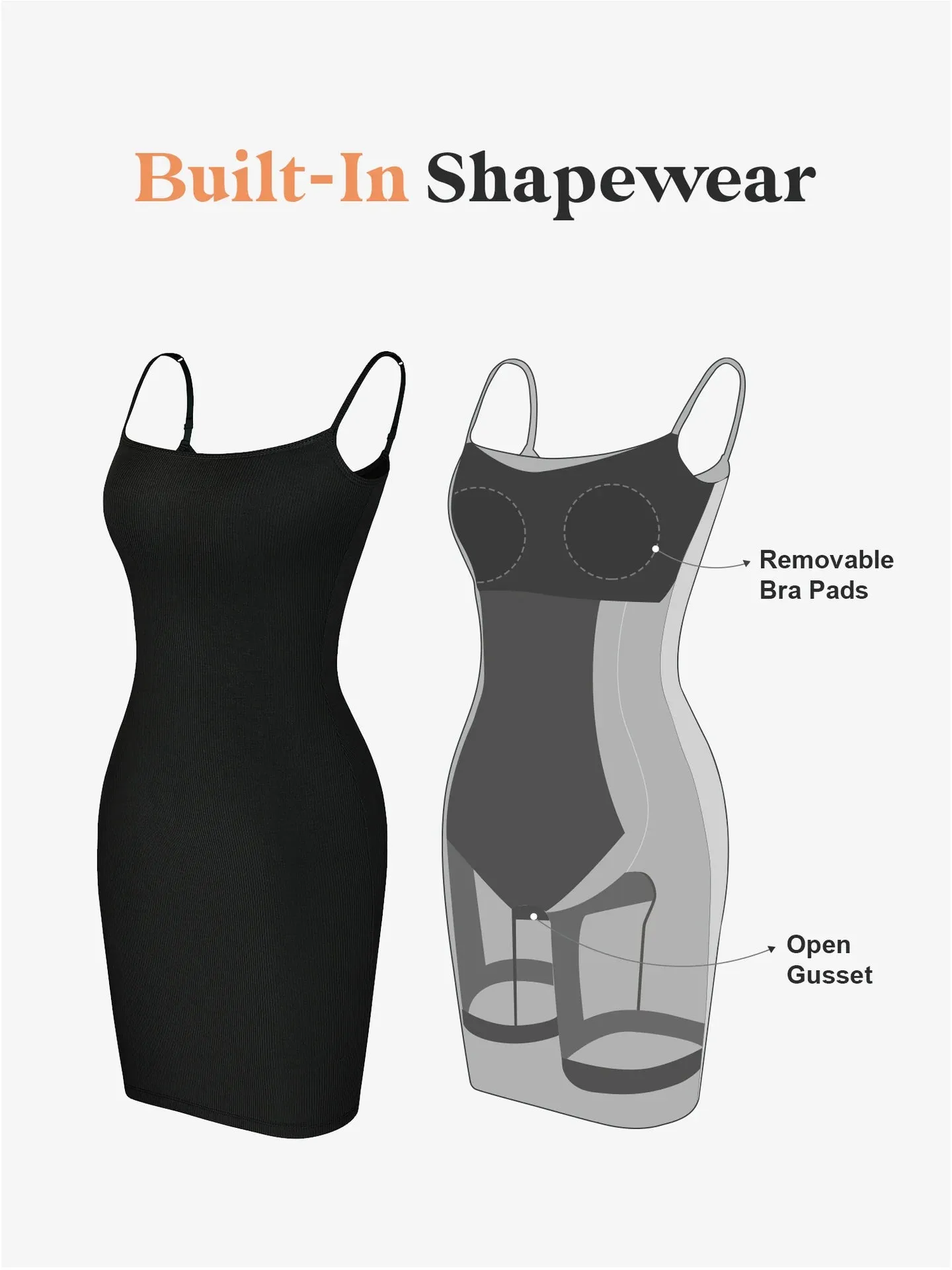 Secret  shapewear mini lounge dress- Khaki