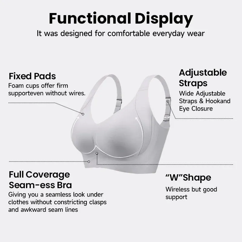 Shecurve®-Daily Comfort Wireless Shaper Bra-Black