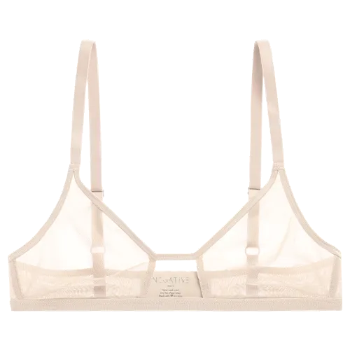 Sieve Cutout Bra in Peach