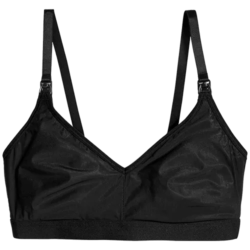 Silky Nursing Bra in Black