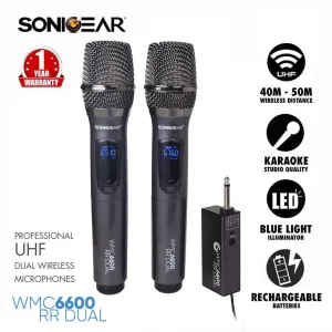 Sonicgear Dual UHF Wireless Microphone