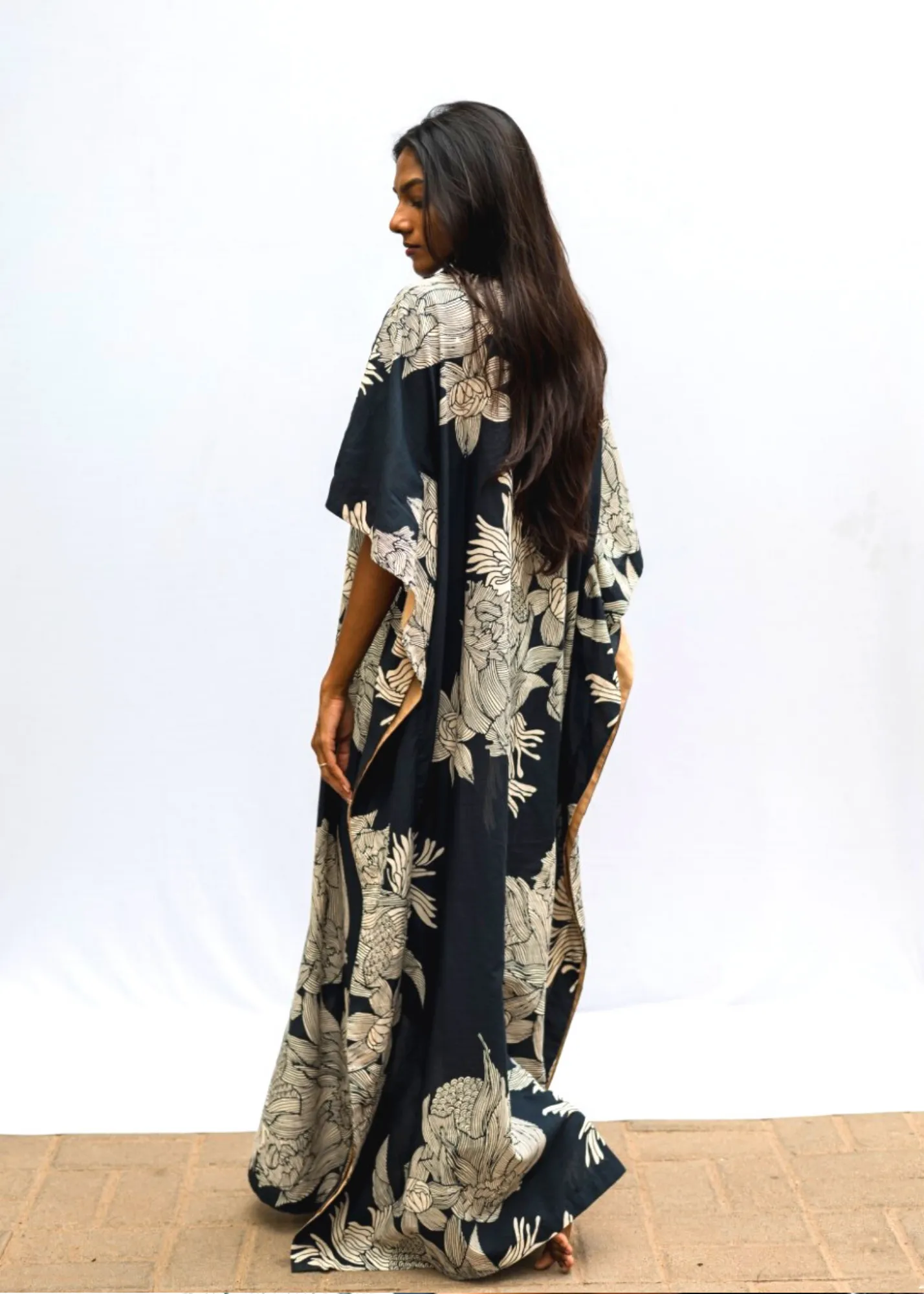 Surya Caftan - Black Satori