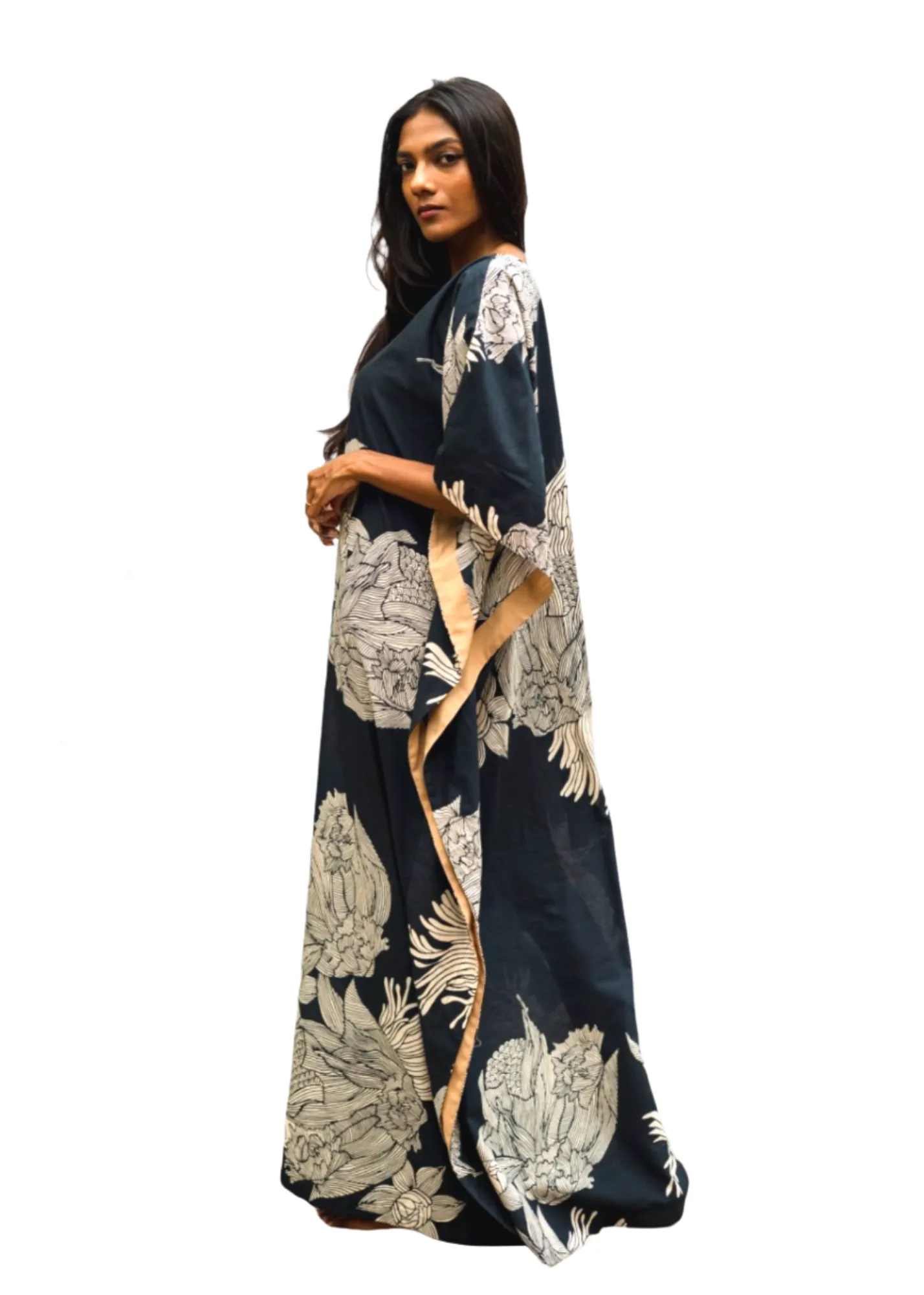 Surya Caftan - Black Satori