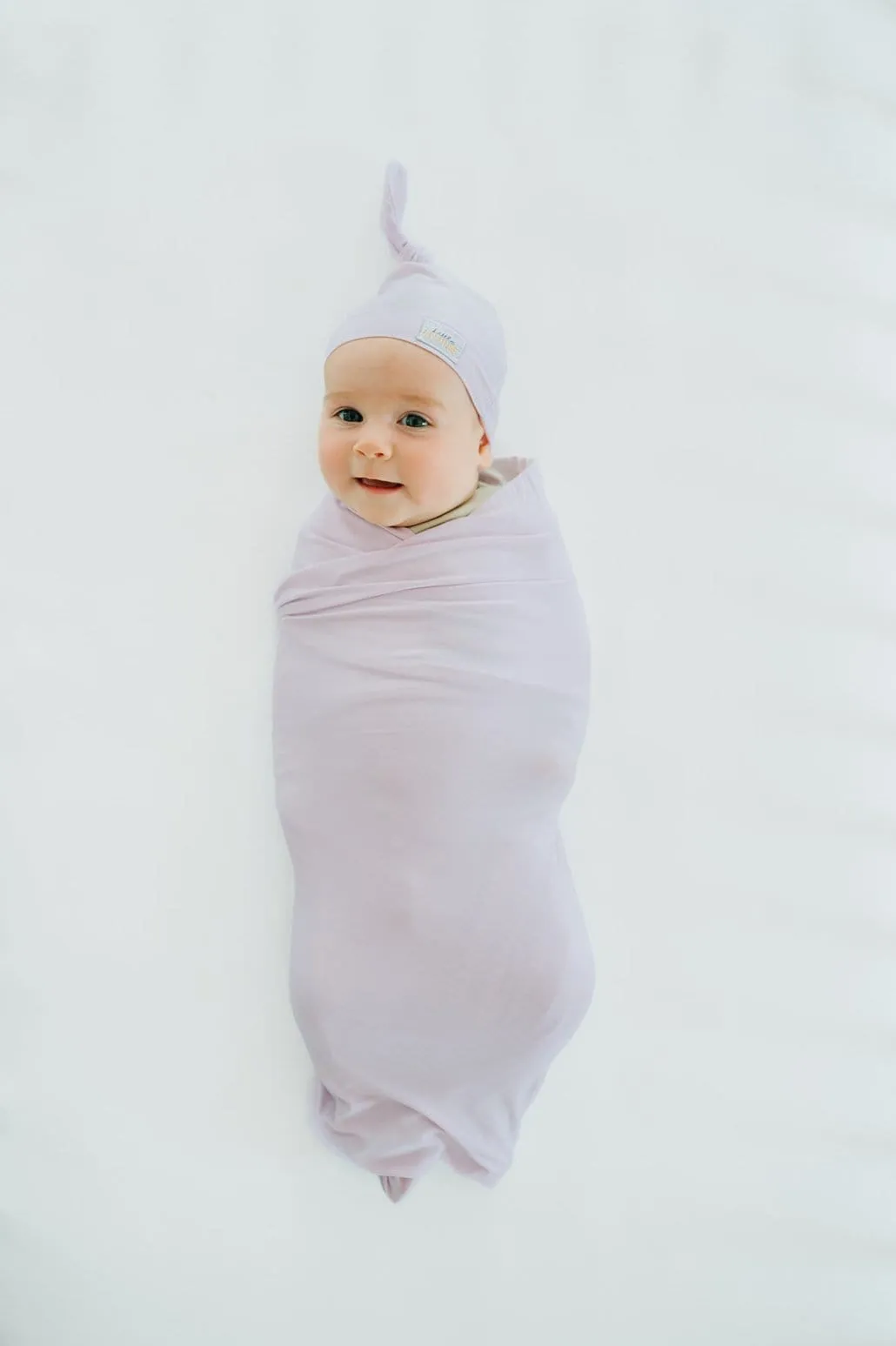 Swaddle and Hat - Lavender