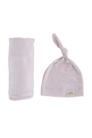 Swaddle and Hat - Lavender