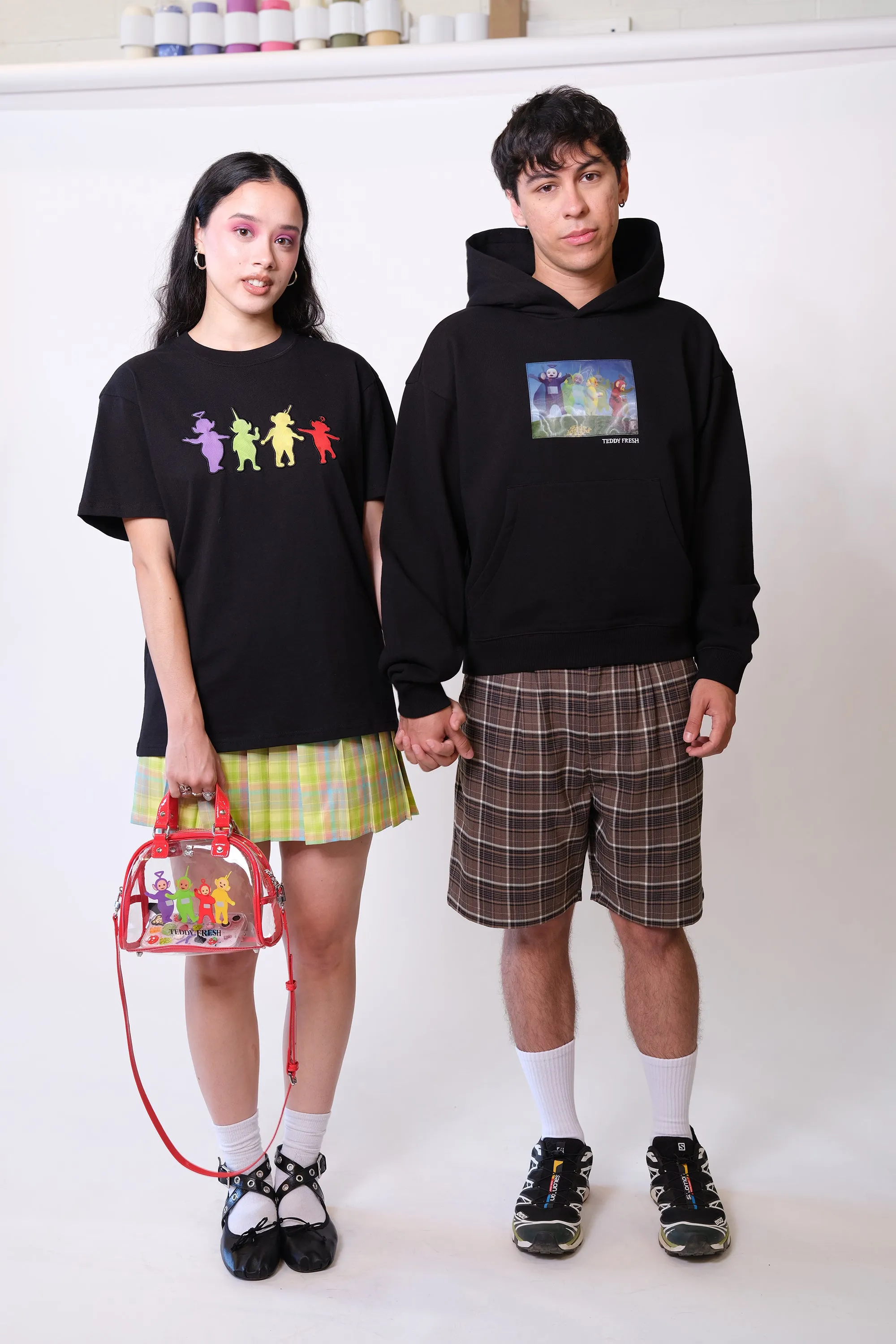 TF x Teletubbies Mesh Cut Out Tee