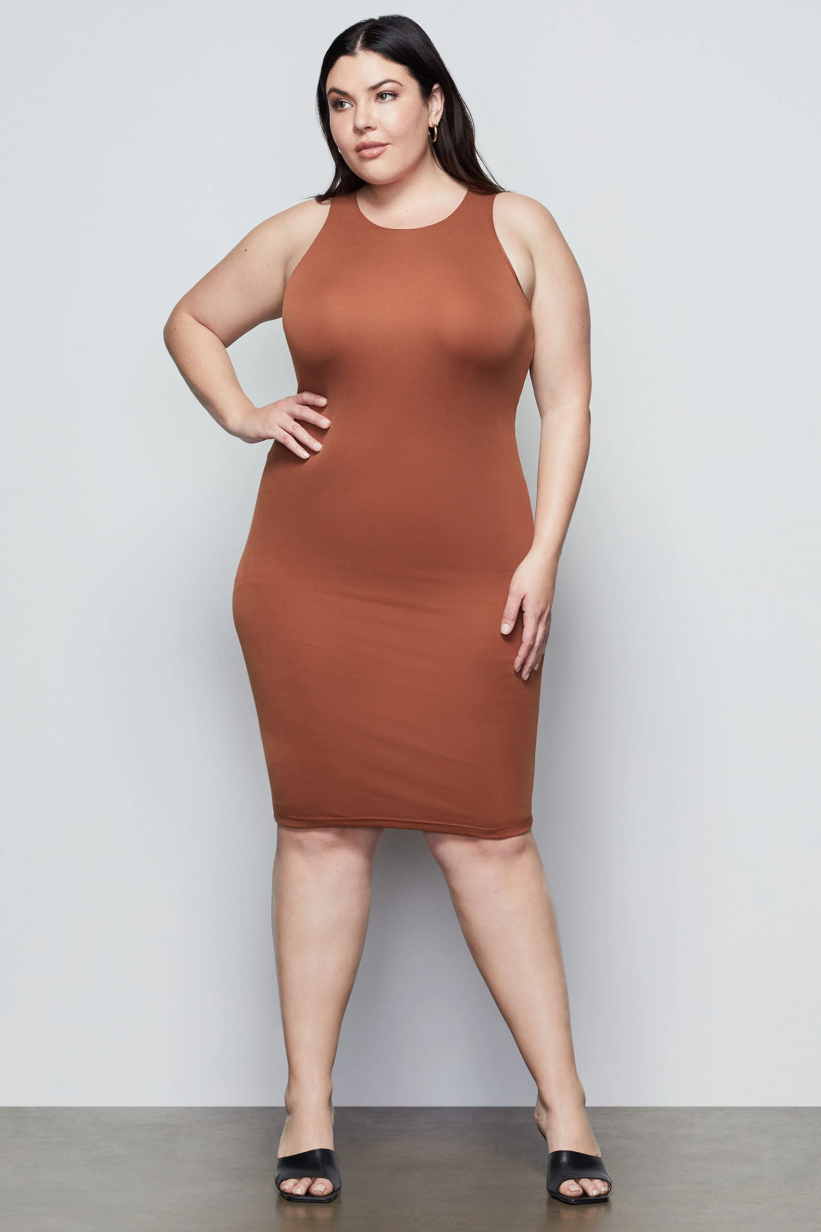 THE BODY SCULPTED MIDI DRESS | CHAI001