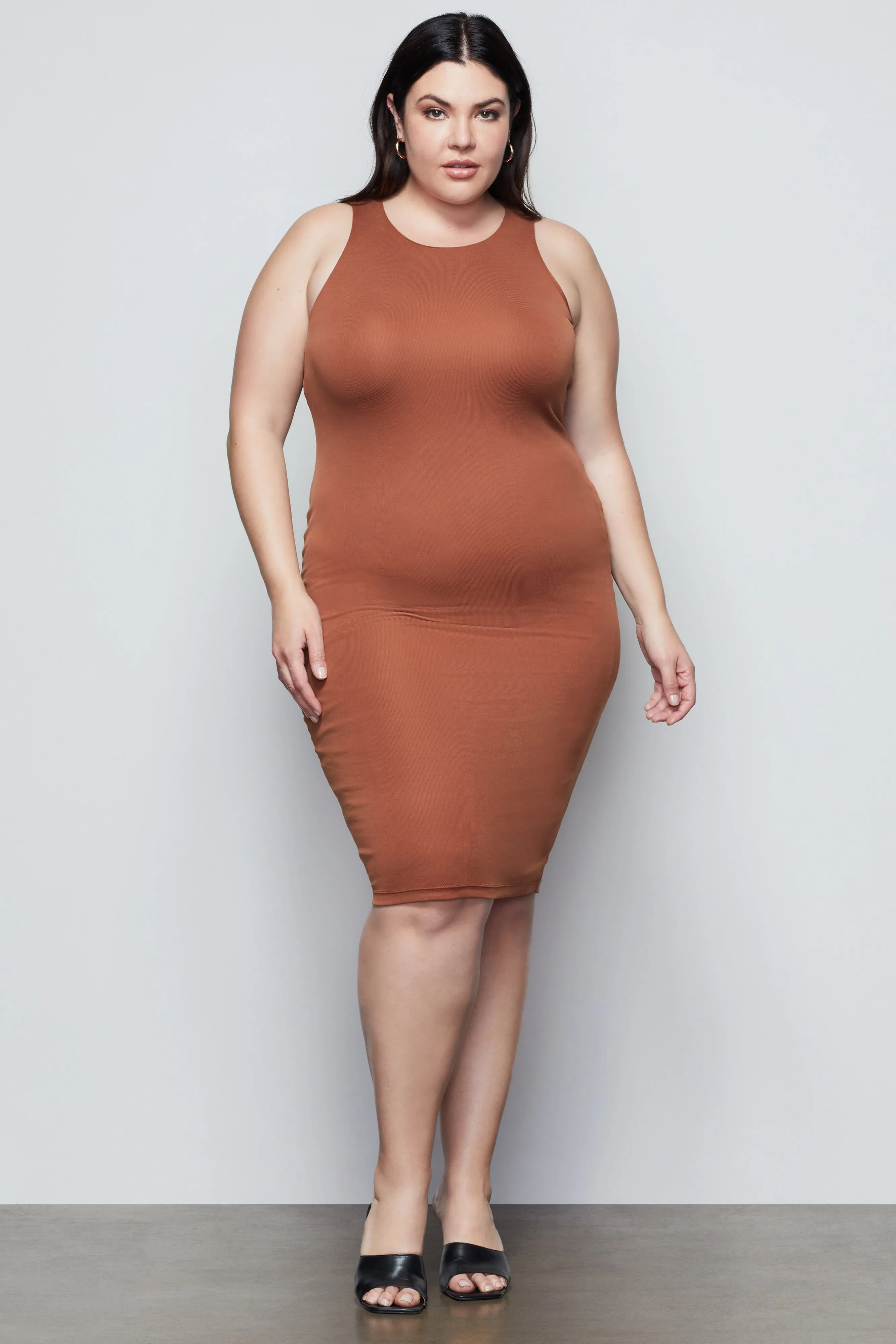 THE BODY SCULPTED MIDI DRESS | CHAI001