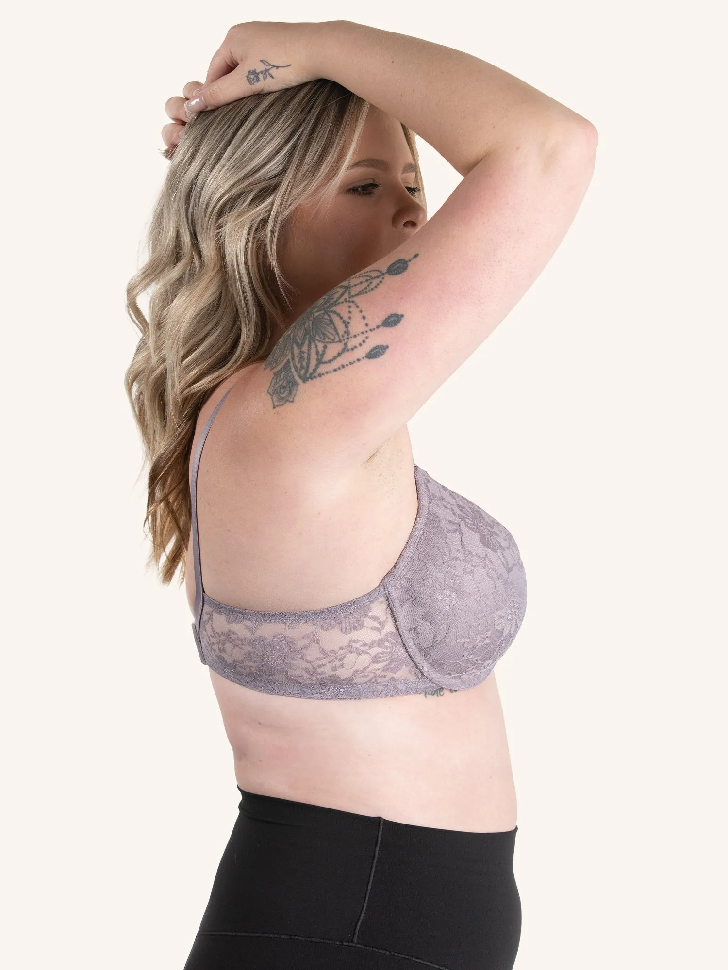 The Paulette - Underwire All-Over Lace Nursing Bra