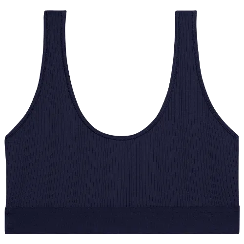 Whipped Bra Top in Navy