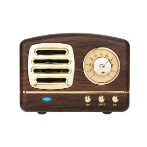 Wireless Stereo Retro Speakers-Wooden