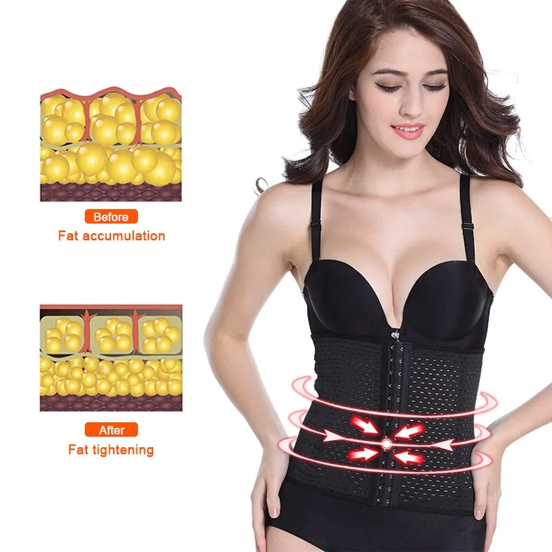 Women Waist Trainer Slimming Belts Body Shapers Fat Burning Modeling Waist Cinchers Reducing Shapewear Sauna Belt Lose Weight