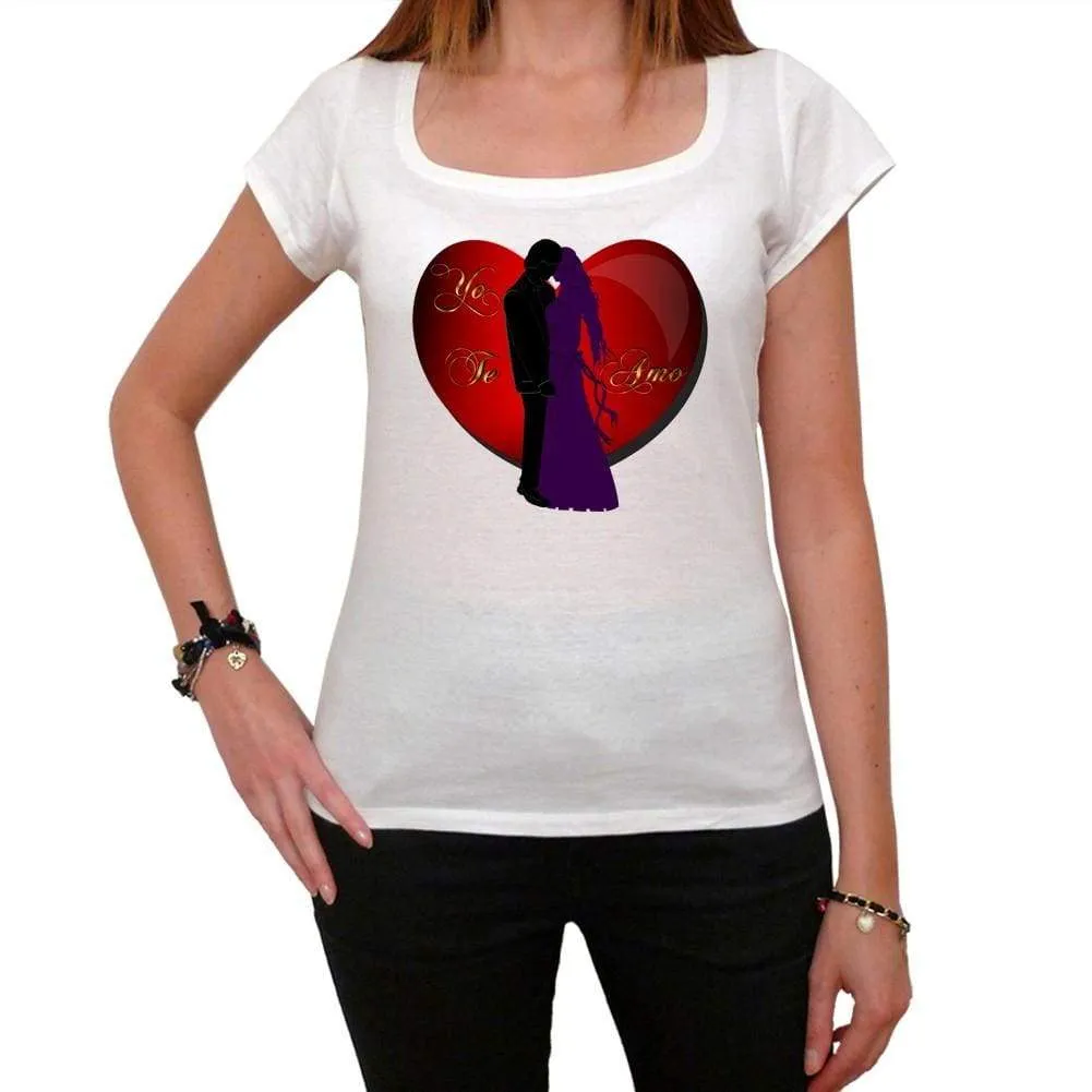 'Yo Te Amo Valentine, Tshirt, White Women's T-shirt 00157